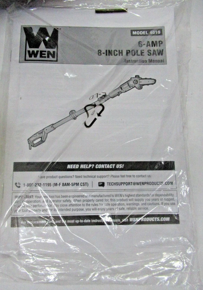 Wen 8英寸杆锯带绳 — 第 4/4 张图片