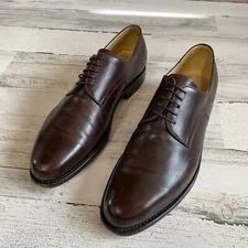 Vass Budapest Brown Derby Shoes Size 8.5