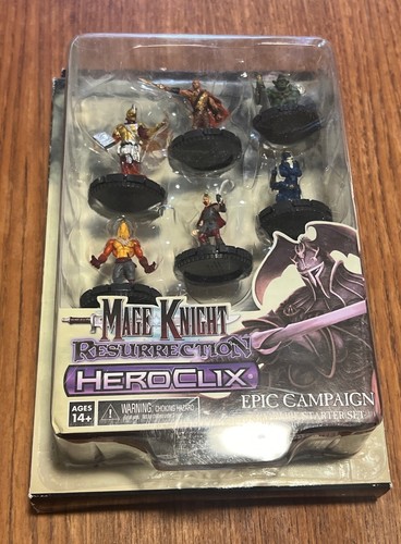SIGILLATO Heroclix Mage Knight Resurrection Epic Campaign 6 Figure Starter Set - Foto 2 di 5