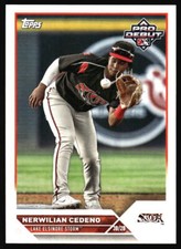 2023 Topps Pro Debut Nerwilian Cedeno #PD-132 Lake Elsinore Storm
