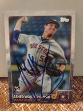 Asher Wojciechowski Autographed 2015 Topps Signed Baseball Card US303 Astros 