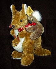 VINTAGE Kangaroo And Baby Koala AUSTRALIA Adorable Plush 