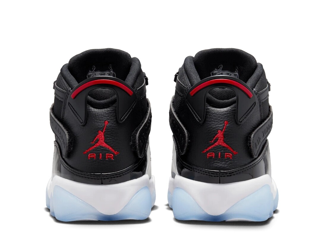Jordan 6 Rings Black Gym Red White 322992-064 Mens 8-13 Air  display picture 1