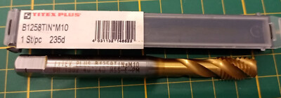 TITEX PLUS Maschinen-Gewindebohrer B1358 TIN M12, B1358 TIN M14 , B1258 TIN M10