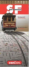 San Francisco, California 'StreetSmart' Map, by VanDam Map