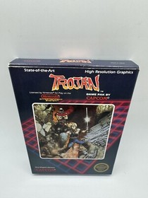 Trojan NES Nintendo completo CIB 5 viti Hangtab raro ottime condizioni!