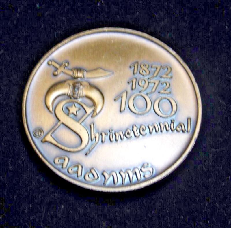 1972 Shriners Hospital for Crippled Children 50 Year Token "Shrinetennial"