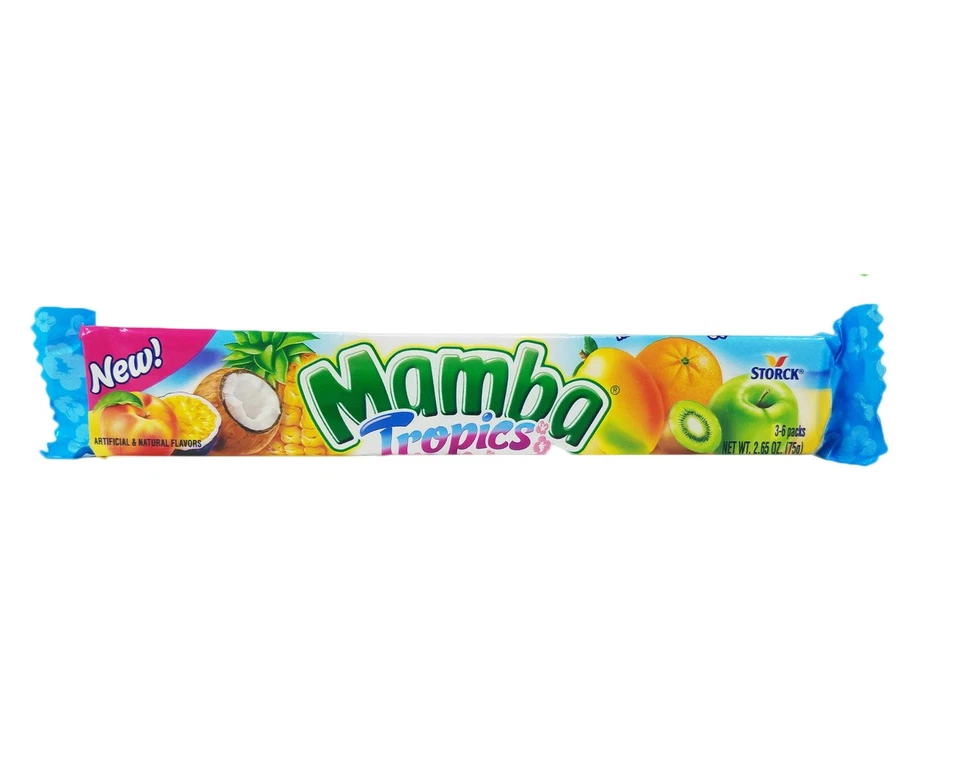 Mamba Candy, Fruit, Sour, & Tropical Chews 2.80 oz (Choose From: 6 Or 12 Bars) - Image 4 of 4
