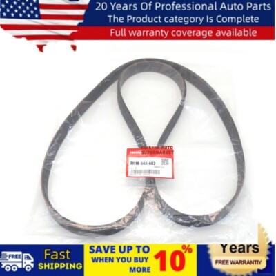 OEM Serpentine Drive Belt For 2016-2024 Honda Civic HR-V 2.0L 31110-5BA-A02