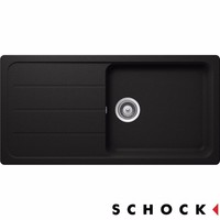 Schock Formhaus D100l 1.0 Bowl Nero Black Granite Kitchen Sink & Waste Schock Formhaus D100l 1.0 Bowl Nero Black Granite Kitchen Sink & Waste