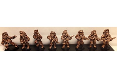 15mm Sci Fi Apes with Automatic Weapons (8 figures)