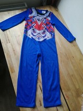 TRANSFORMERS Optimus Prime Superhero Fancy Dress Costume Age 5-6 WASHEDCLEAN