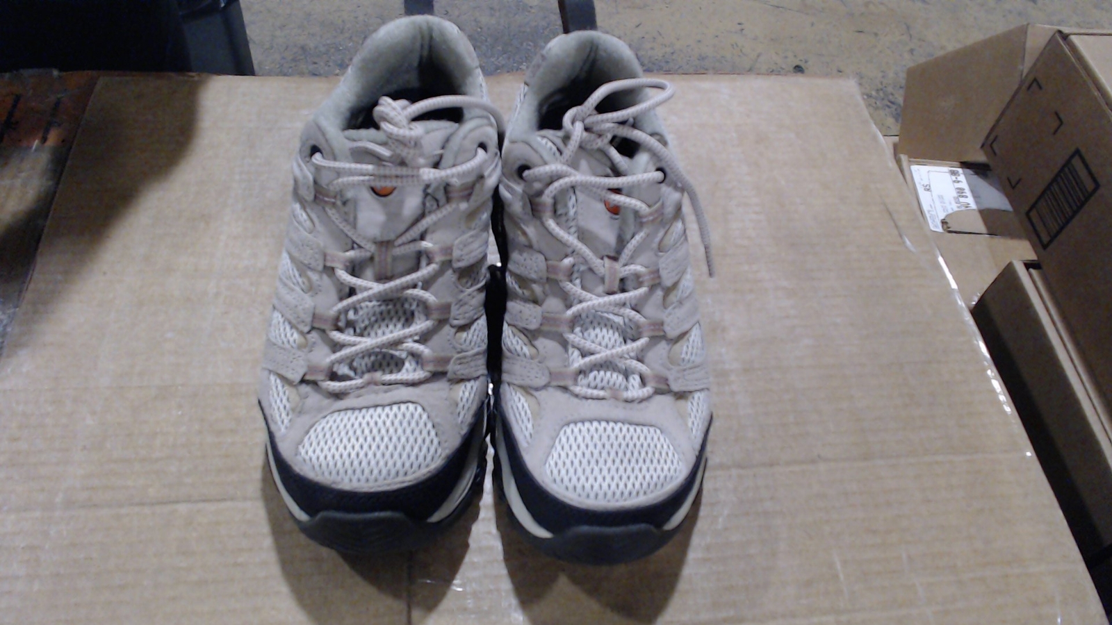 Come Nuovo_Scarpe Merrell Moab 3 da Donna Pelle Traspirante_Alluminio_8