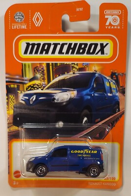 Renault Kangoo GOODYEAR 83/100 Matchbox 2023 HKW85 blue TIRE SERVICE