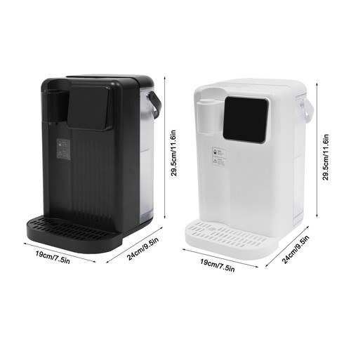 Blanco/Negro Dispensador de Agua Caliente Inmediato Hervidor de Agua Dispensador de Agua de Escritorio 3L - Imagen 7 de 33