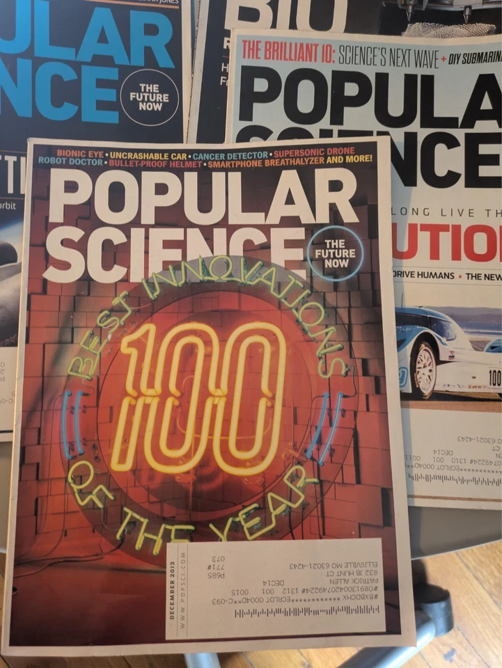 Popular Mechanics Magazine Feb, May, June, Aug, Sept, Oct, Dec, 2013 Lot of 7 Foto 2 de 4