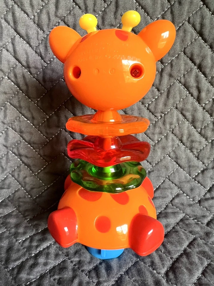 Baby Einstein Alrededor del Mundo Exersaucer Jirafa Anillos Juguete Repuesto Foto 4 de 4