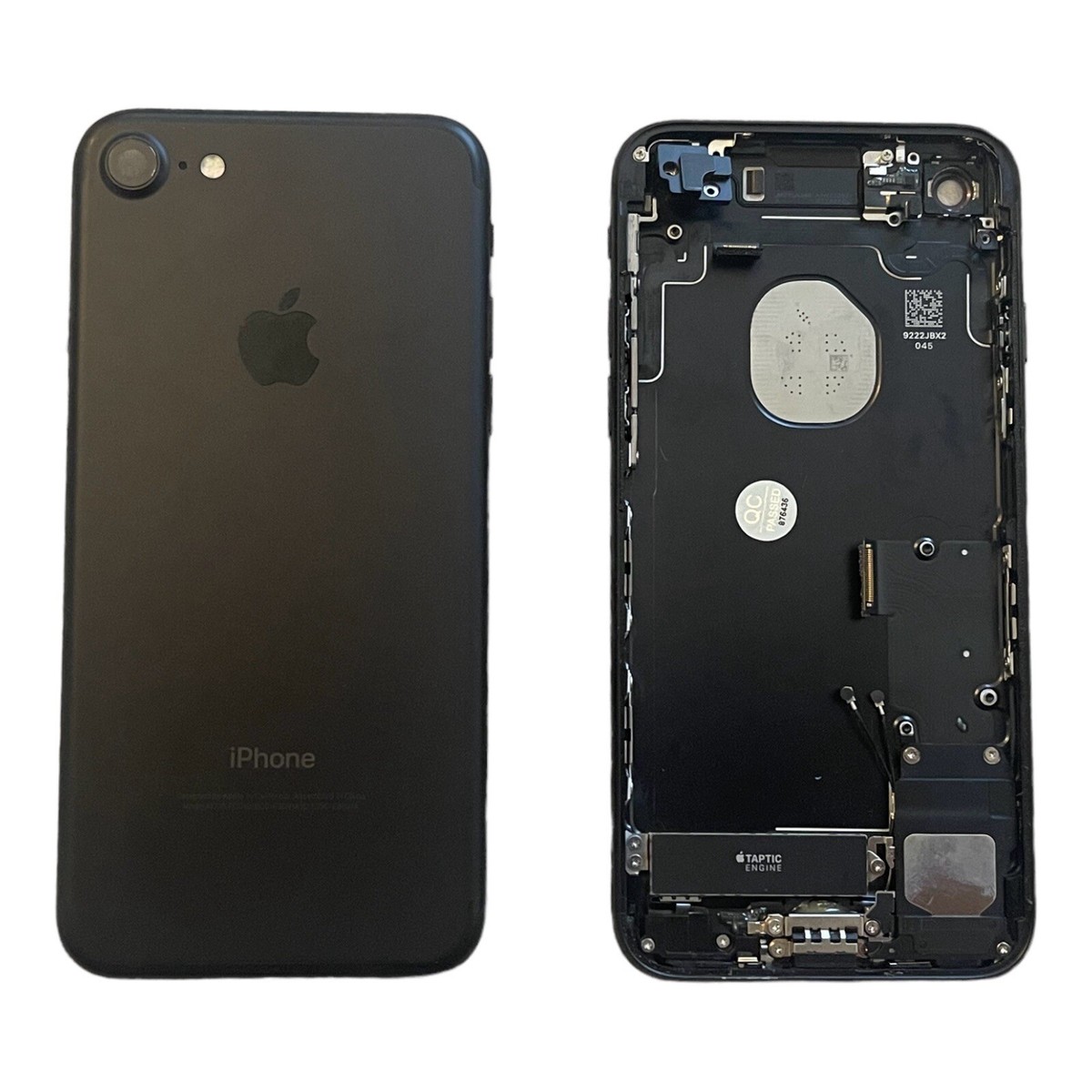 iPhone 7 back housing Replacement frame Matte Black Original
