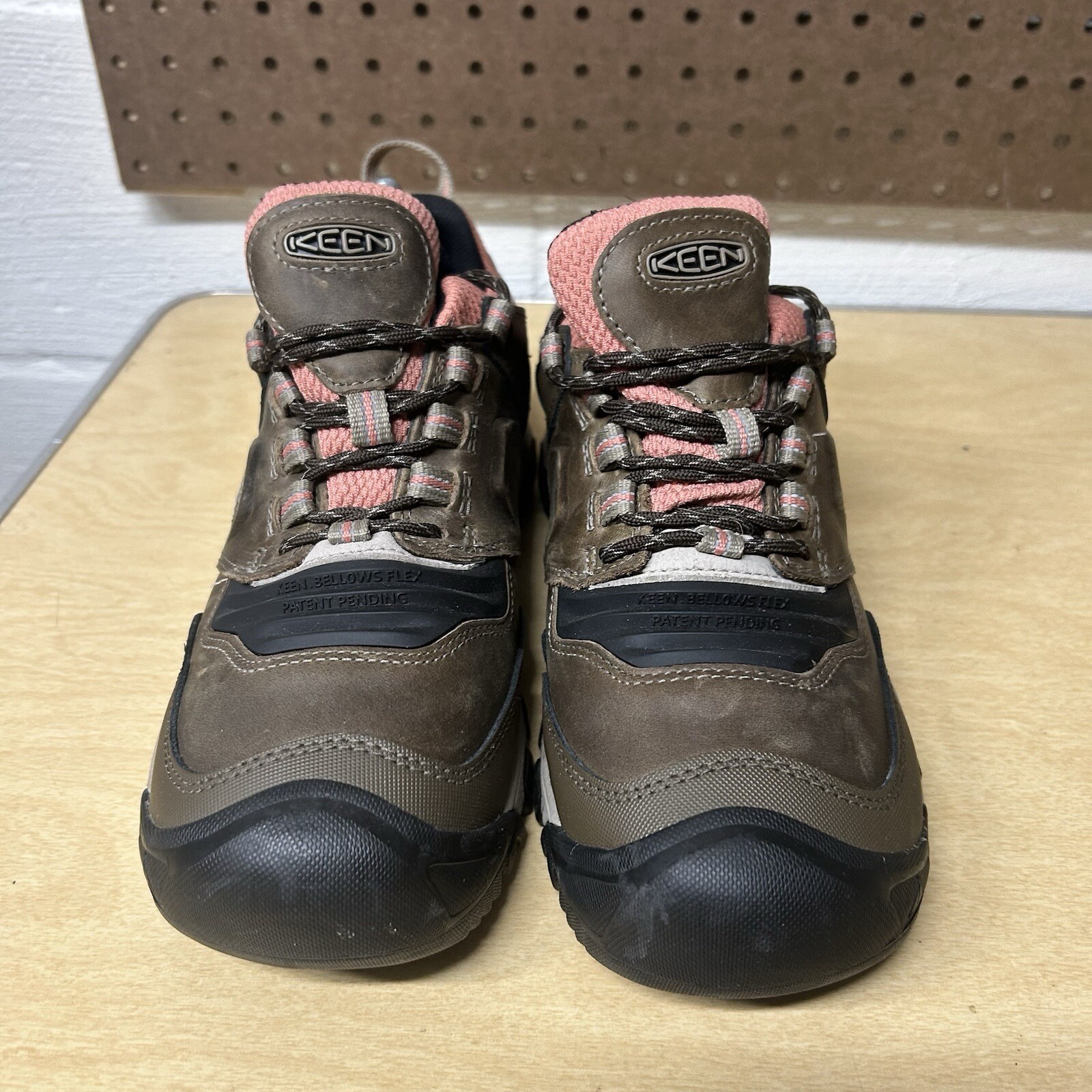 Scarpe da ginnastica Keen Ridge Flex impermeabili da trekking marroni taglia 10 5 1025295