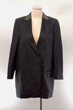 NWT 3795 Brunello Cucinelli Womens Bead Encrusted Oversize Tuxedo Jacket 42 A176