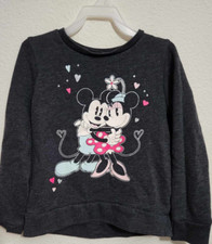 Disney Jumping Beans Kids Girls Size 5 Minnie Mickey Sweatshirt