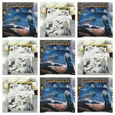 Mutter des Drachen 3D Bettbezug Set mit Kissenbezug Game of Thrones Motiv Design