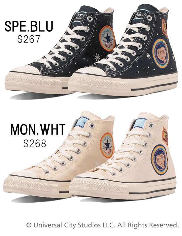 E.T. × Converse All Star WP Hi Space Blue (31311121), Moon White  