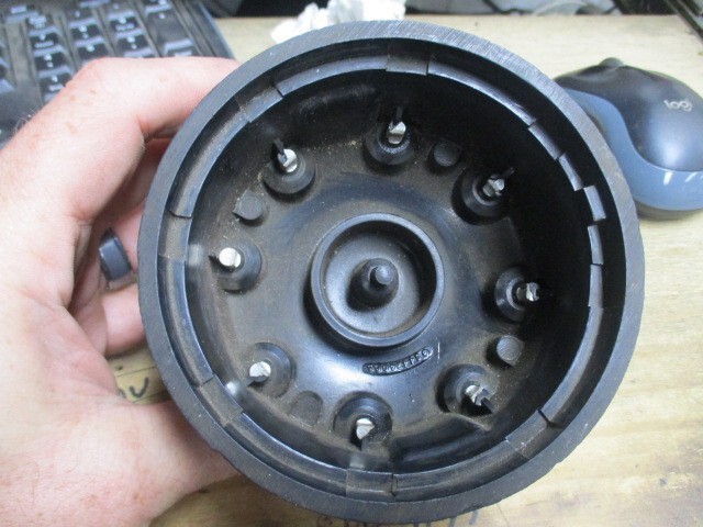 Rolls Royce Bentley Triumph Lucas Distributor Cap V8 54424083 Black Vintage
