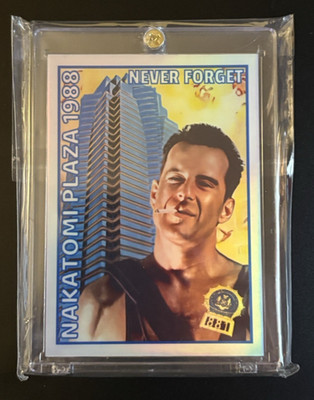 Die Hard John McClane Art Card Nakatomi Plaza