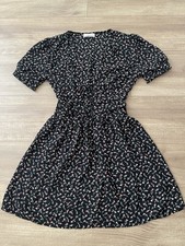 Urban Outfitters Women’s Black Floral Ditsy Mini Dress Size XS