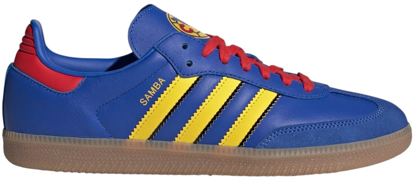 adidas Samba Licensed Hi-Res Blue Yellow Vivid Red for Sale