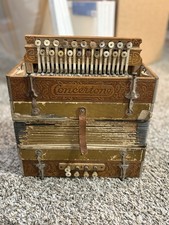 Antique Victorian Concertone Accordion!! Keys All Serviced!!