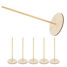 6 Sets Wooden Donut Display Stand Holder Rack For Party Table Decoration