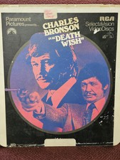 Death WISH ced video disc movie