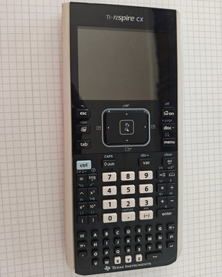 Texas Instruments TI-Nspire CX Grafikrechner, Schwarz/Weiß