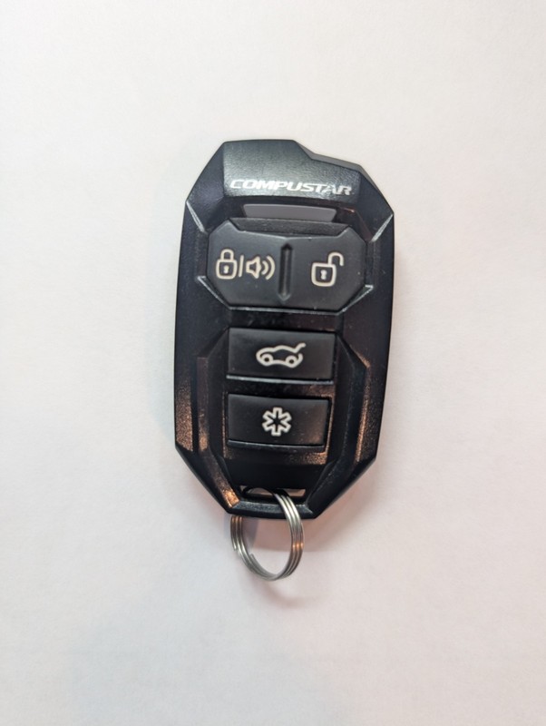 4-button COMPUSTAR Keyfob Remote 900R FCC ID VA5REJ100-1WAM (used)