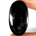 54.15Cts100%Natural Black Tourmaline Oval Cabochon Loose Gemstones