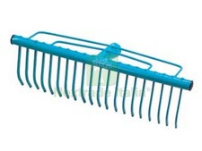 1PZ RASTRELLO PER FIENO E TAPPETI ERBOSI IN ACCIAIO 34 DENTI: