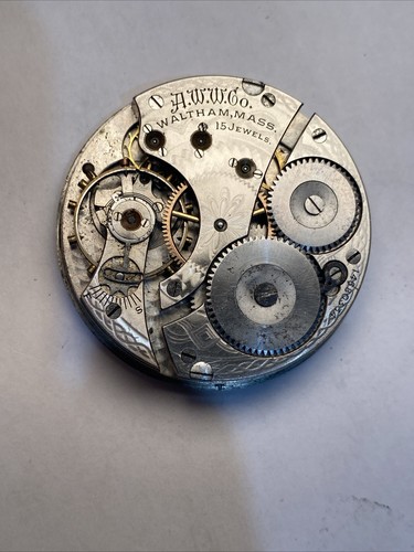 Waltham Nickel 15 J 16 Size Pocket Watch Hunter Movement Runs 334 - Picture 2 of 6