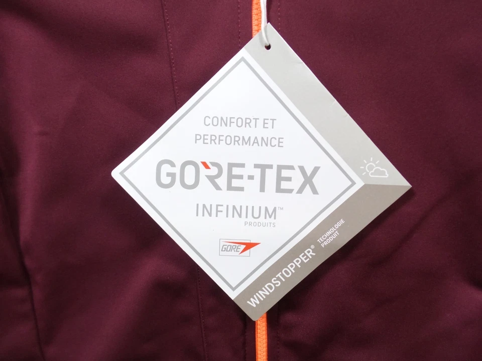 Castelli Cycling Jacket Womens Size Small Red Full Zip Transition Stretch NWT - Image 3 of 4