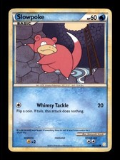 Slowpoke 81/123 Common HeartGold & SoulSilver Pokemon LP