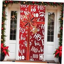 Christmas Door Cover Merry Christmas Door Decorations Christmas Gift Box Cover