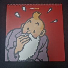 Calendrier Tintin - Année 2007  - édition Moulinsart - Format 30cm x 30cm