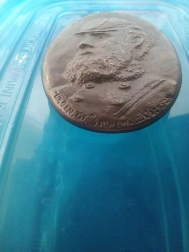 C.S.A. LT. GENERAL STONEWALL JACKSON BRONZE MEDALLION. JANE BOXINGDALE