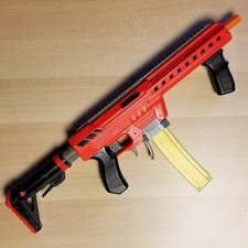 Custom Adventure Force: Nexus Pro 'Strawberry Red' Dart Zone foam blaster