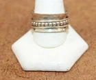 Vintage Mexico ATI Sterling Silver Spinner Band Ring - Sz. 10 (115WEJ)