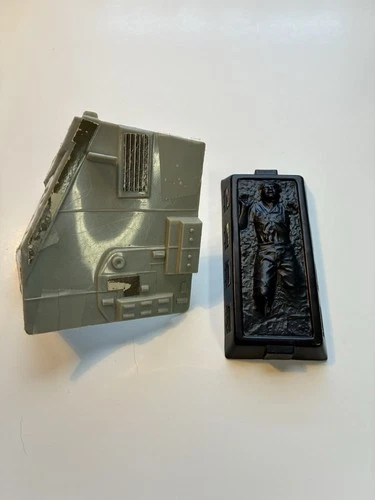 Star Wars 1981 Slave 1 Han Solo Carbonite And Side Door Parts Original Vintage