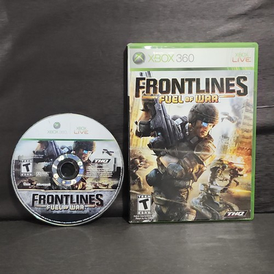 #ad Frontlines Fuel Of War Microsoft Xbox 360 Game T THQ Shooter War Disc Case $10.49
