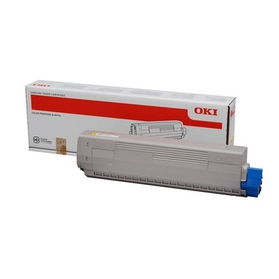 Original OKI Yellow Toner (10.000 Seiten) für OKI C831, C841 Drucker
