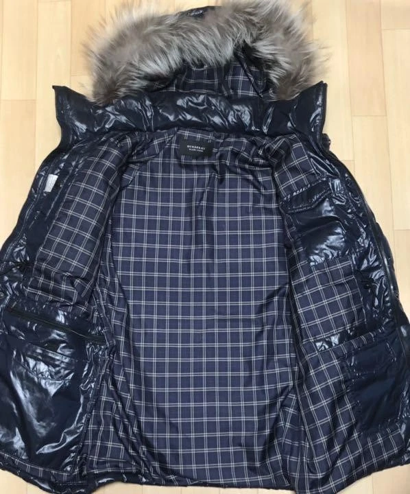 Raro piumino lucido BURBERRY BLACK LABEL uomo L uomo #ED ZHA